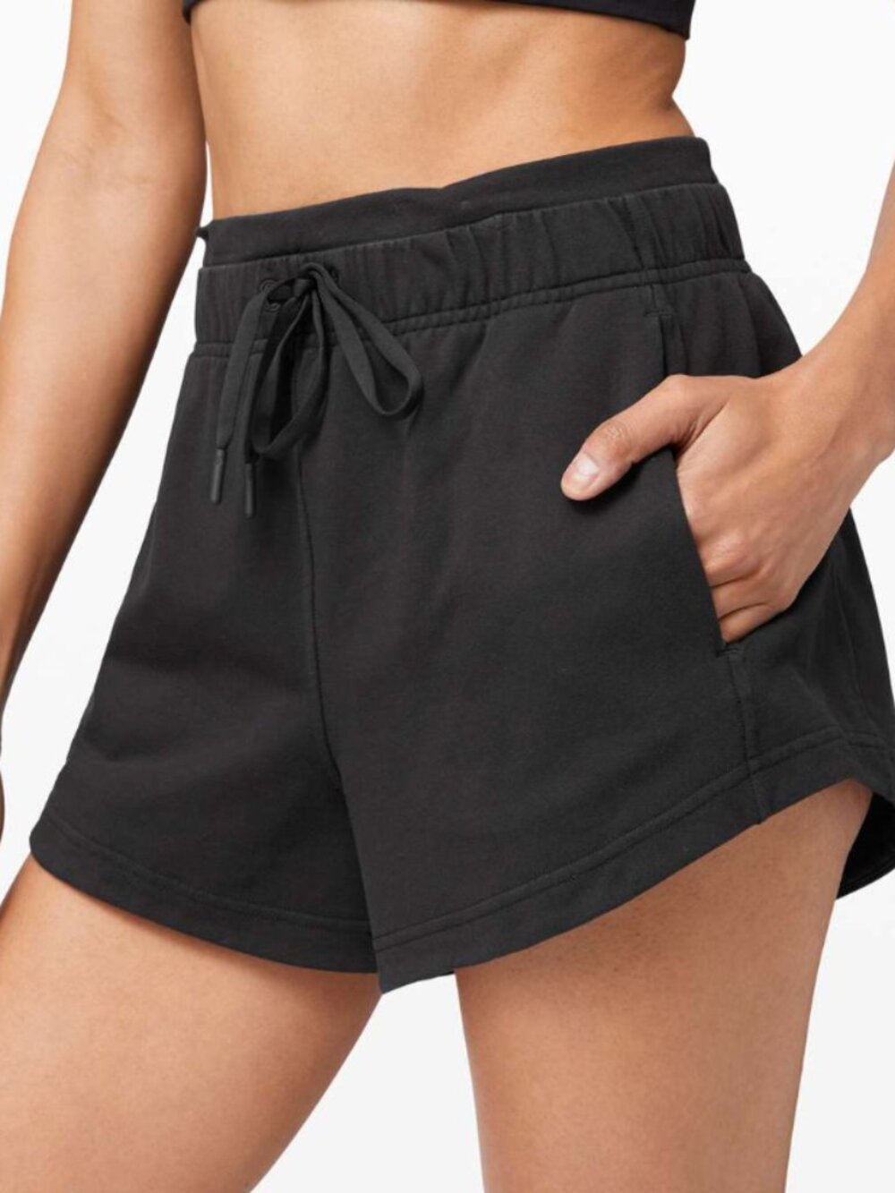 Lululemon Inner Glow Short 3" *Terry - Black